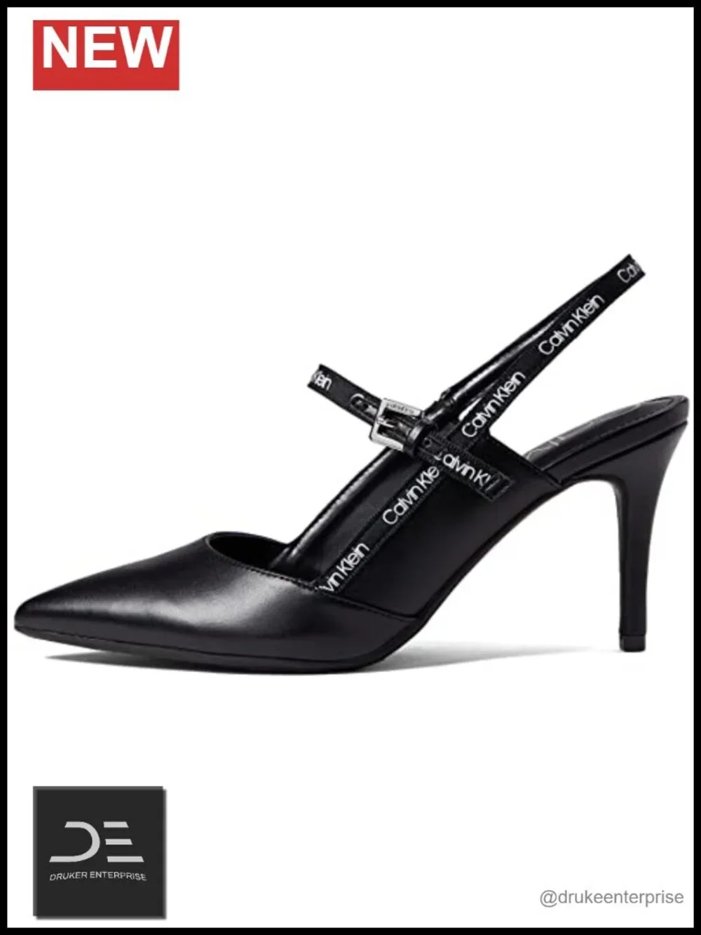 Buckle Ankle Strap Pointed Toe Stiletto Heels Women's Pumps